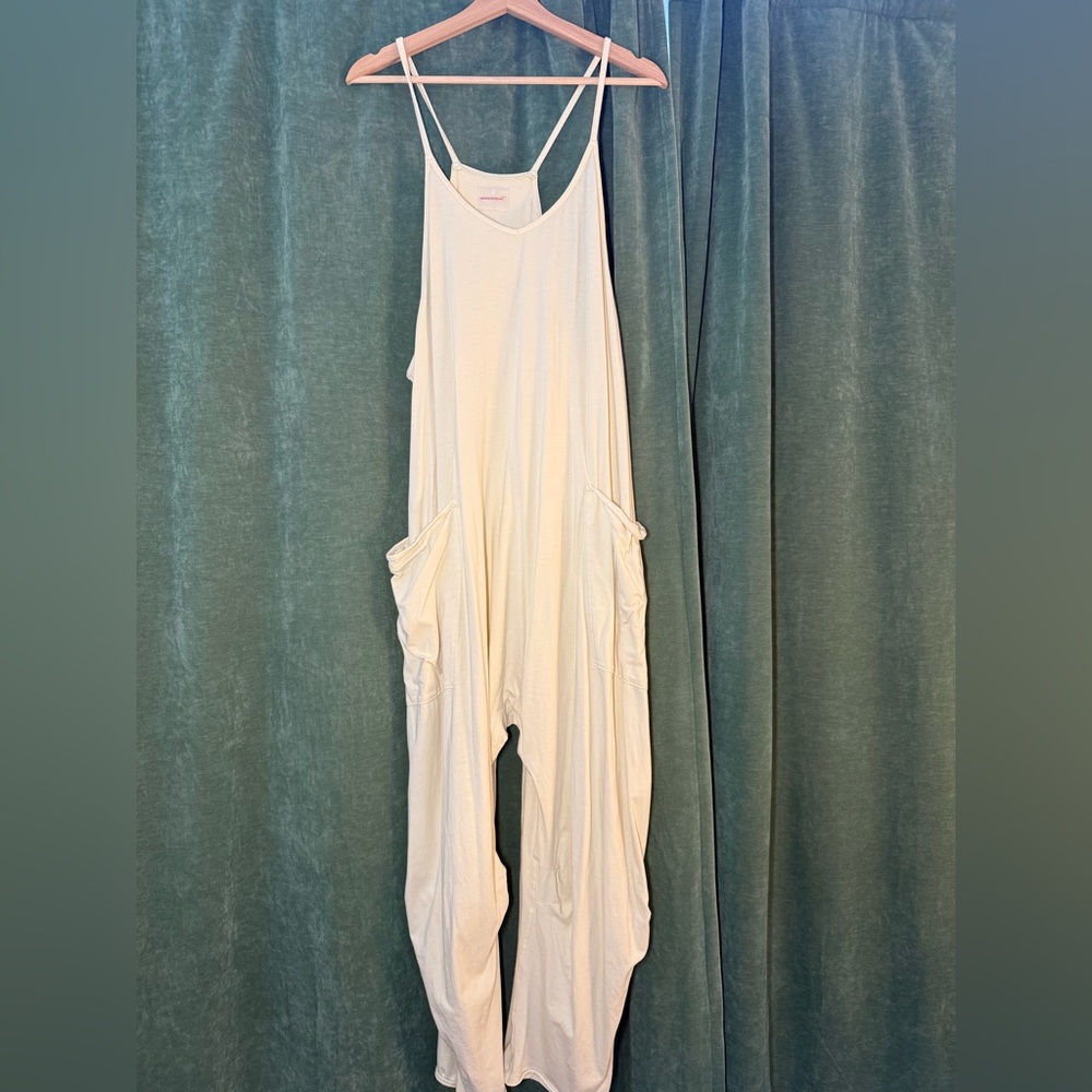 Yellow Free People Hotshot Onesie